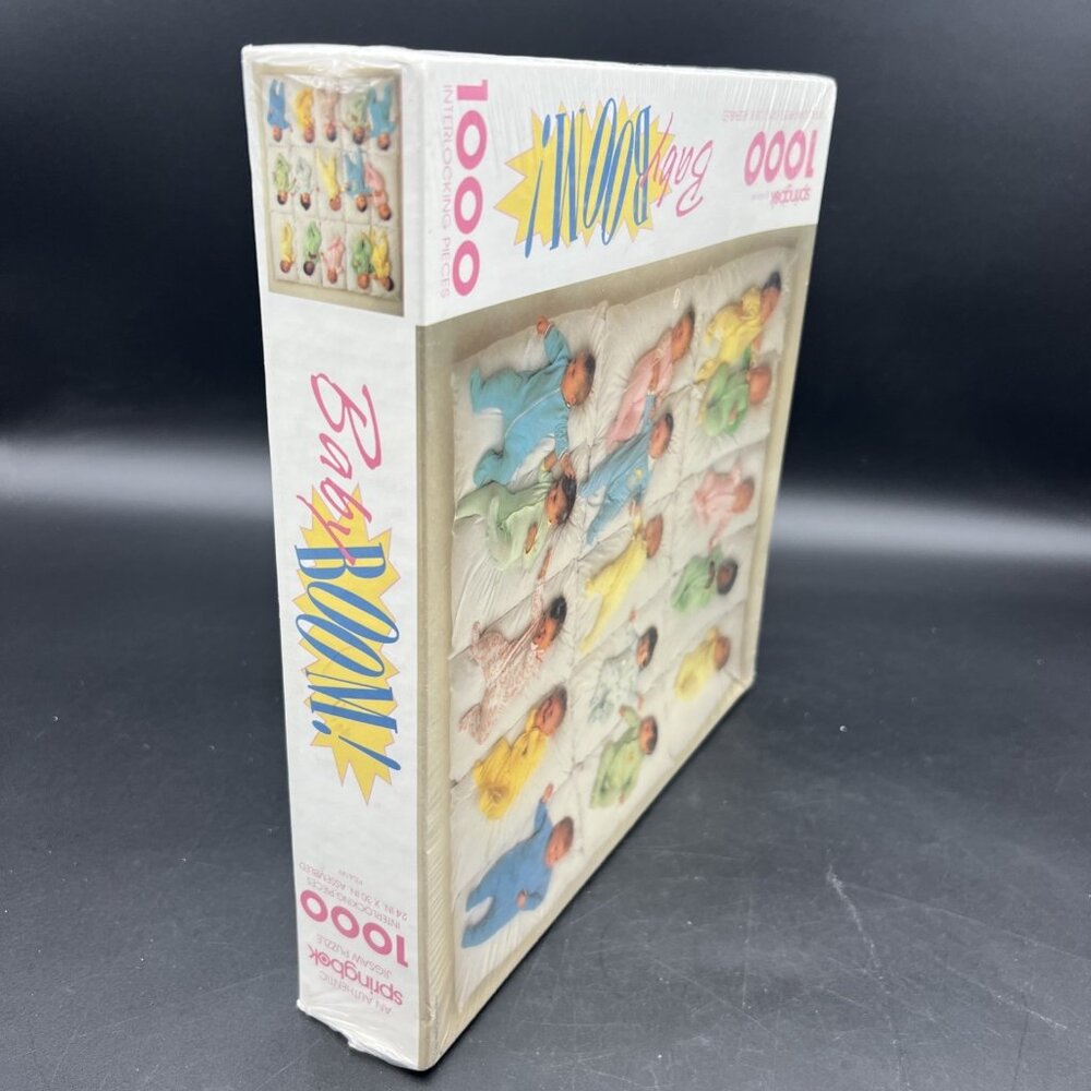 Springbok Hallmark 1991 BABY BOOM Jigsaw Puzzle 1000 Pieces PZL6149 - Picture 11 of 13